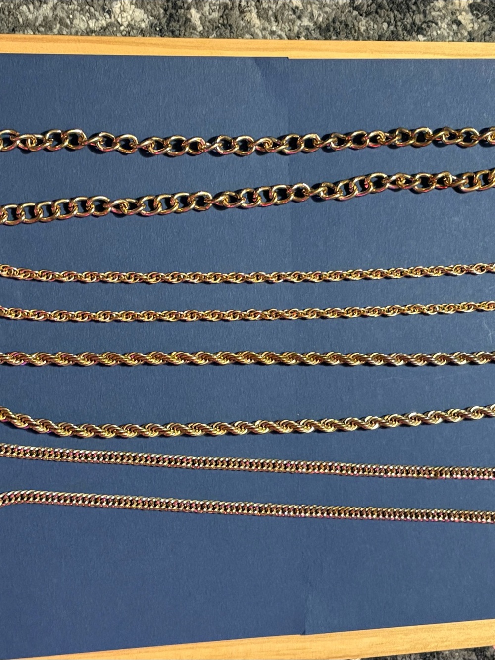 Women's Gold-Tone Chain Necklace Set - Polished Link Styles